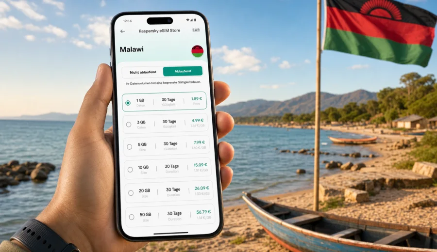eSIM Malawi: mobile Verbindung und Internet