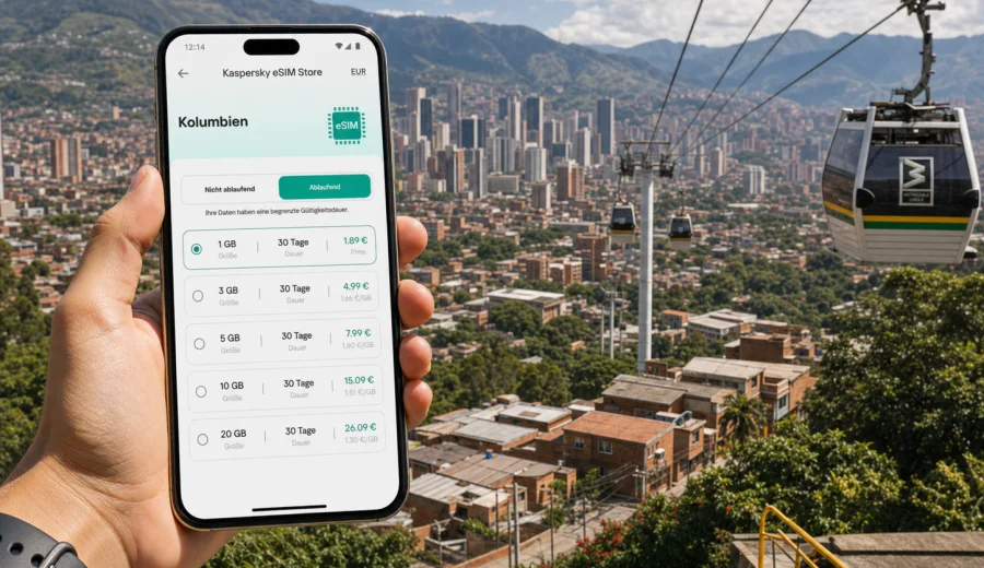Medellin eSIM: mobiles Internet auf Reisen