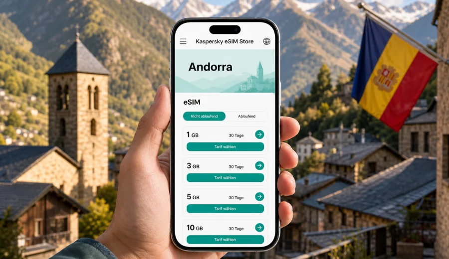 Andorra eSIM: mobiles Internet auf Reisen