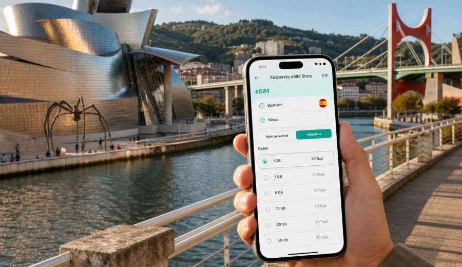 eSIM für Bilbao: Internet in Spanien