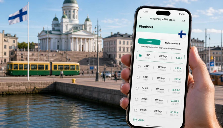 Helsinki eSIM: Internet fuer die Stadt