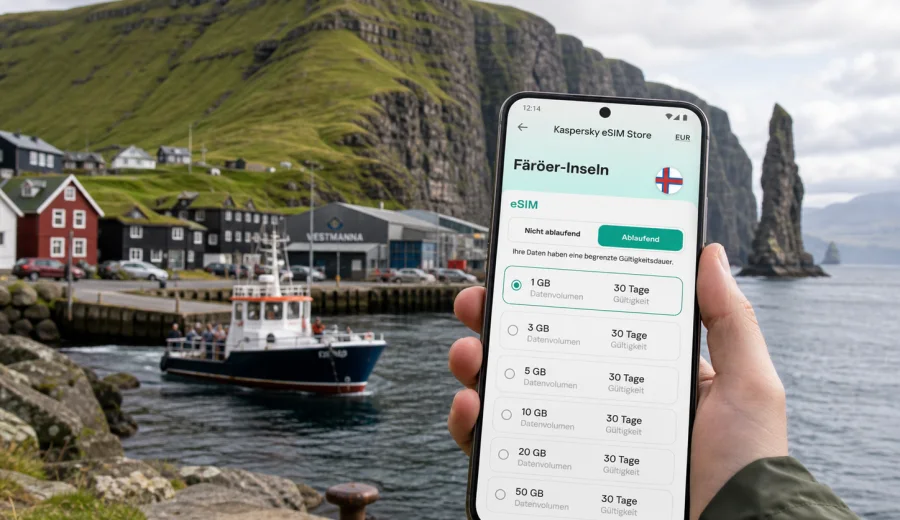 Vestmanna eSIM: mobile Verbindung und Internet