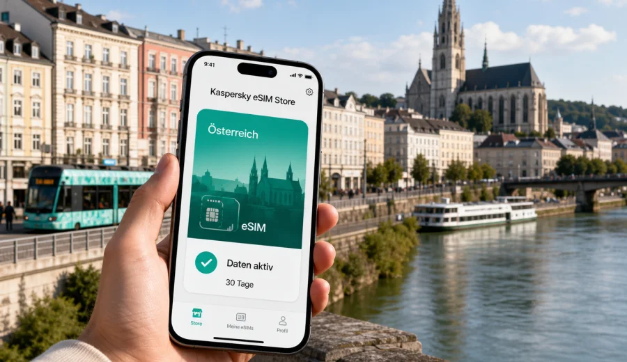 Linz eSIM: mobiles Internet für die Reise