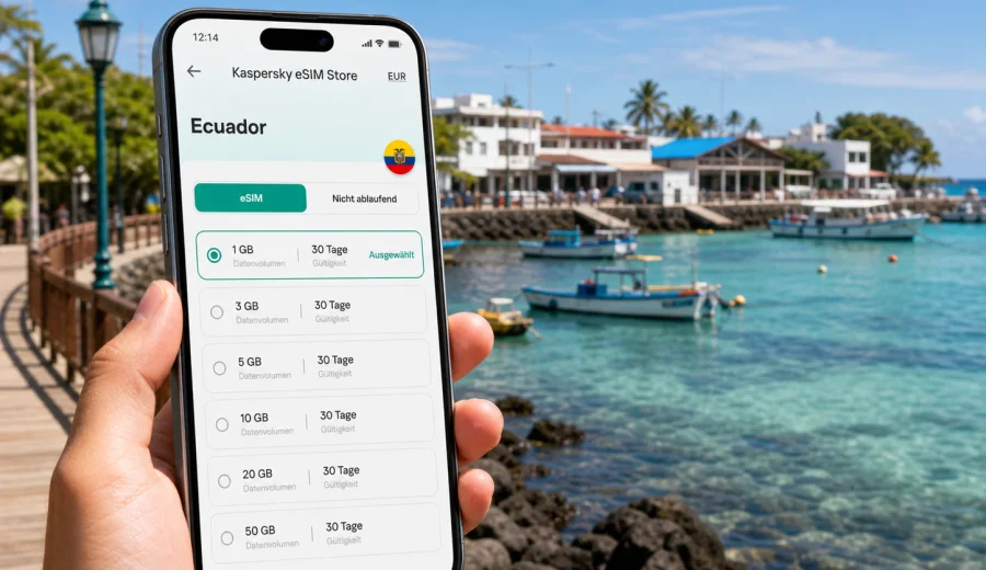 eSIM Puerto Ayora: Internet für die Reise