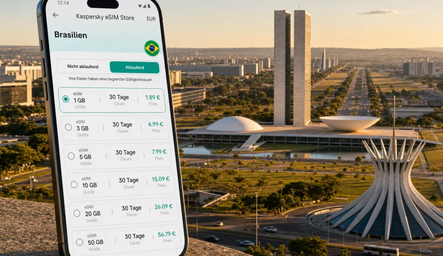 Brasilia eSIM: Internet und mobile Verbindung