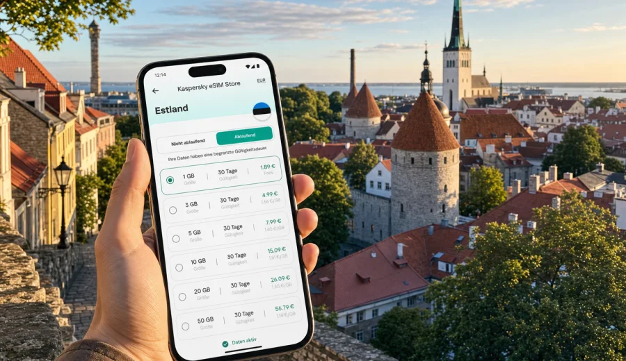 Tallinn eSIM: mobiles Internet für Ihre Reise