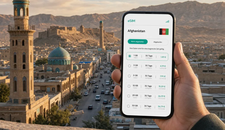 Ghazni eSIM: Internet und mobile Verbindung