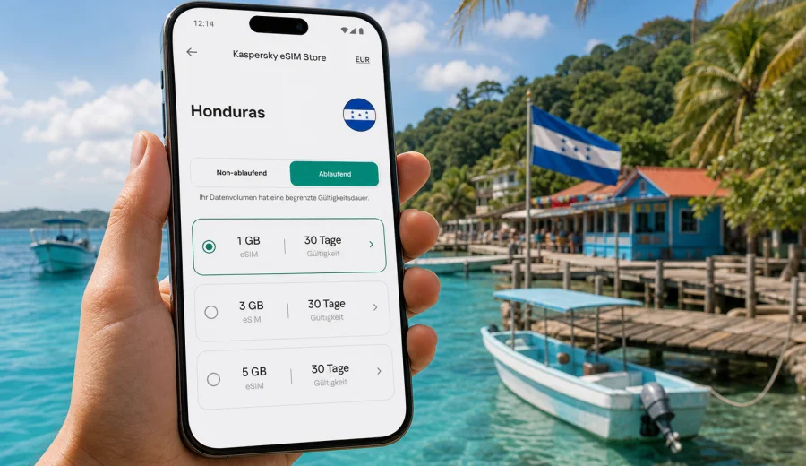 eSIM Honduras: mobiles Internet auf Reisen