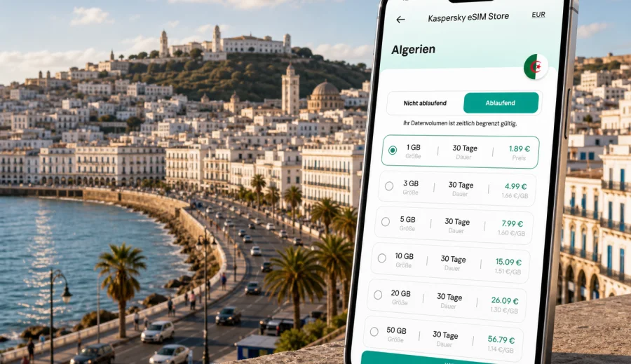 Algier eSIM: Internet und mobile Verbindung
