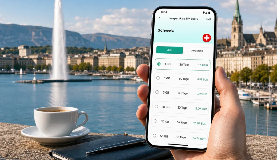 Genf eSIM: mobiles Internet für die Reise
