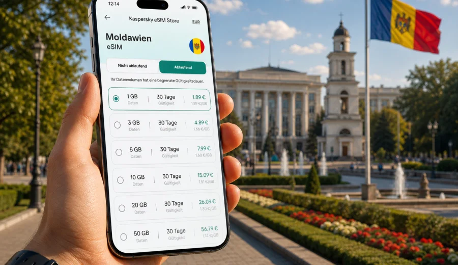 eSIM Moldawien: mobiles Internet für Reisen