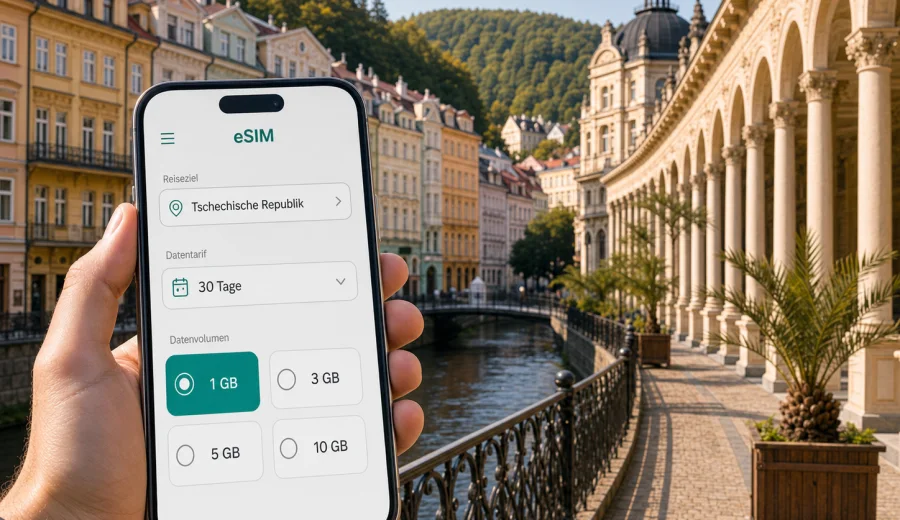 Karlsbad eSIM: Internet für Ihre Reise