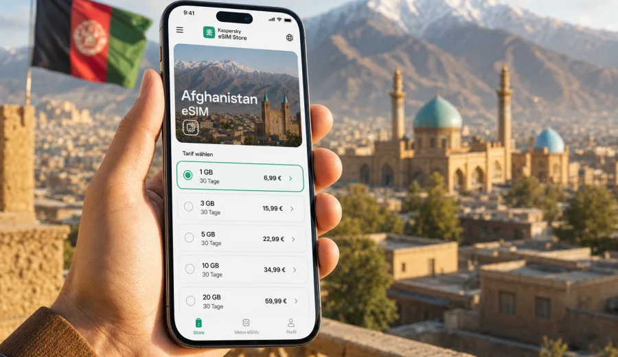 Afghanistan eSIM: mobiles Internet auf Reisen
