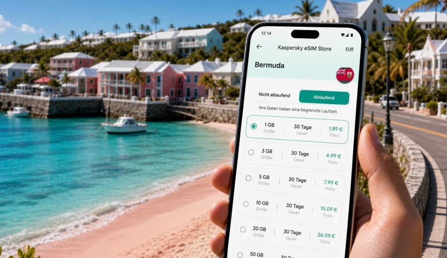 Tucker's Town eSIM: Internet auf Bermuda