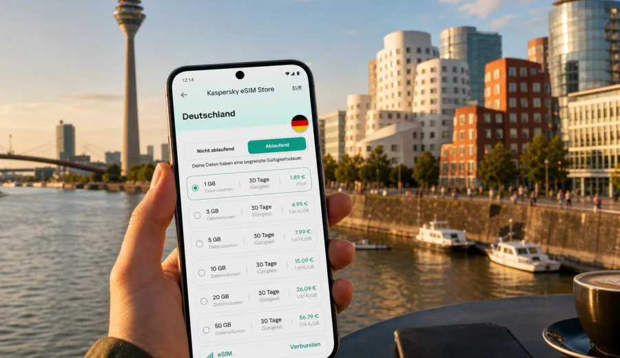 eSIM Düsseldorf: Internet für Ihre Reise