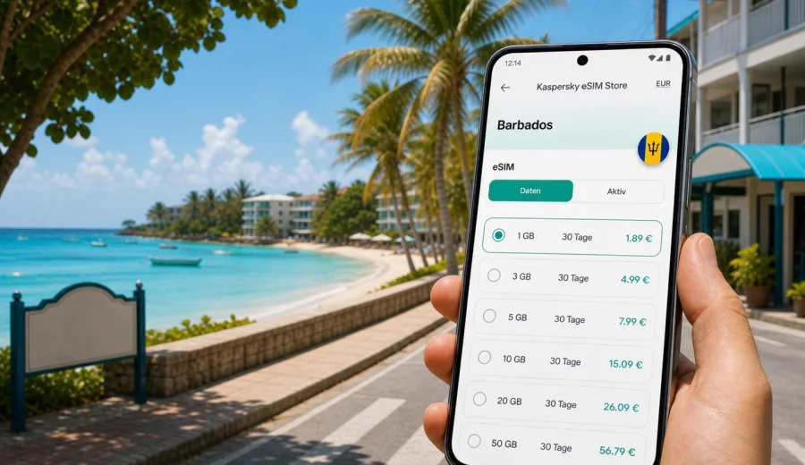 Rockley eSIM: Internet für Barbados-Reisen