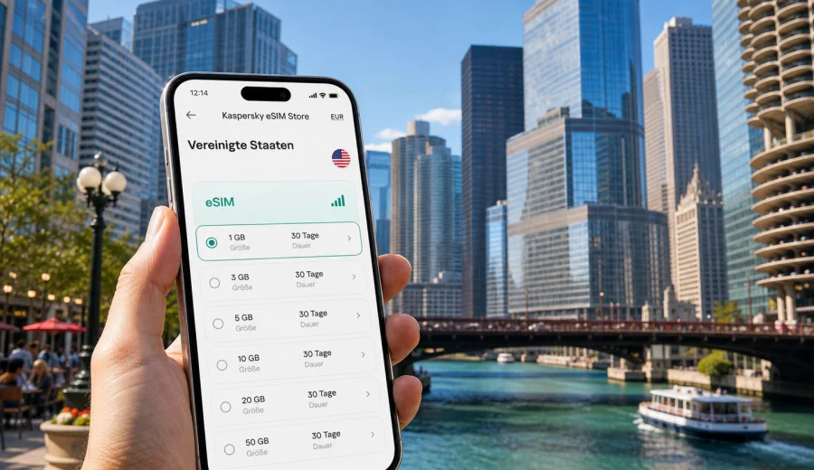 Chicago eSIM: Internet für Ihre Reise