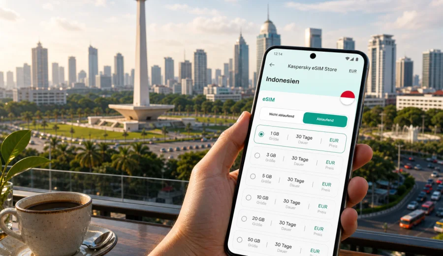 Jakarta eSIM: Internet und mobile Verbindung