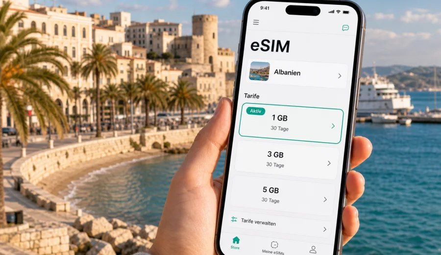 Durres eSIM: mobiles Internet für Ihre Reise