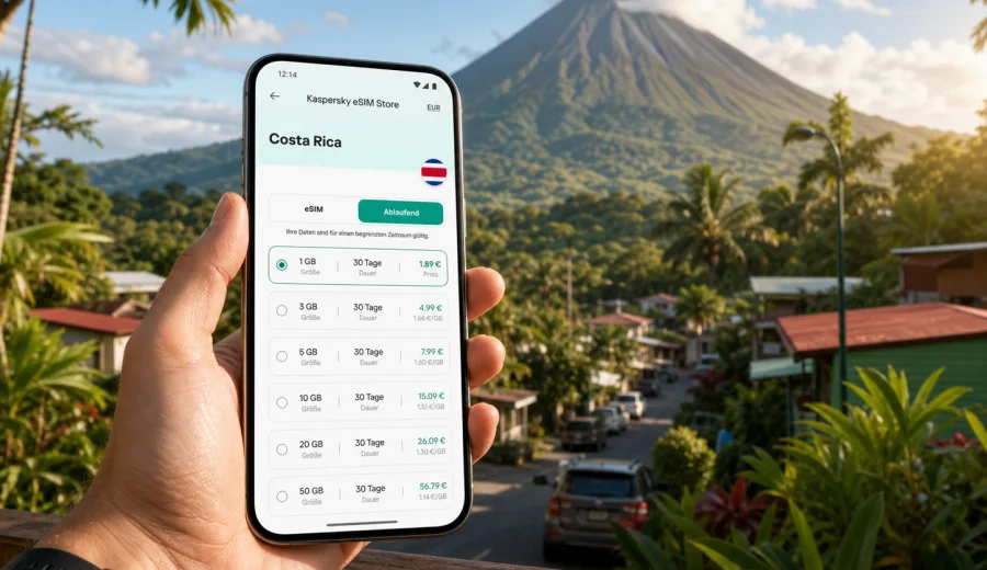 La Fortuna eSIM: Internet für Costa Rica
