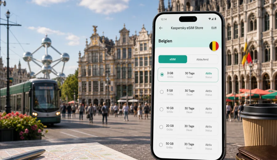 eSIM Brüssel: mobiles Internet für die Reise