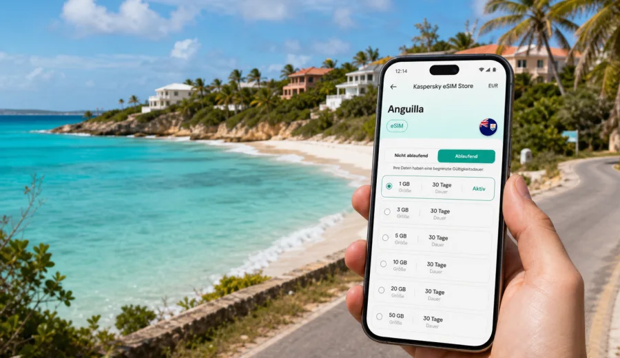 East End eSIM: Internet für Anguilla