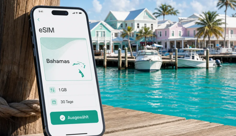 Marsh Harbour eSIM: Internet auf den Bahamas
