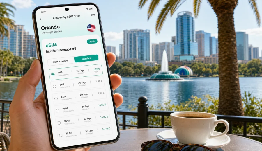 Orlando eSIM: mobiles Internet für Ihre Reise