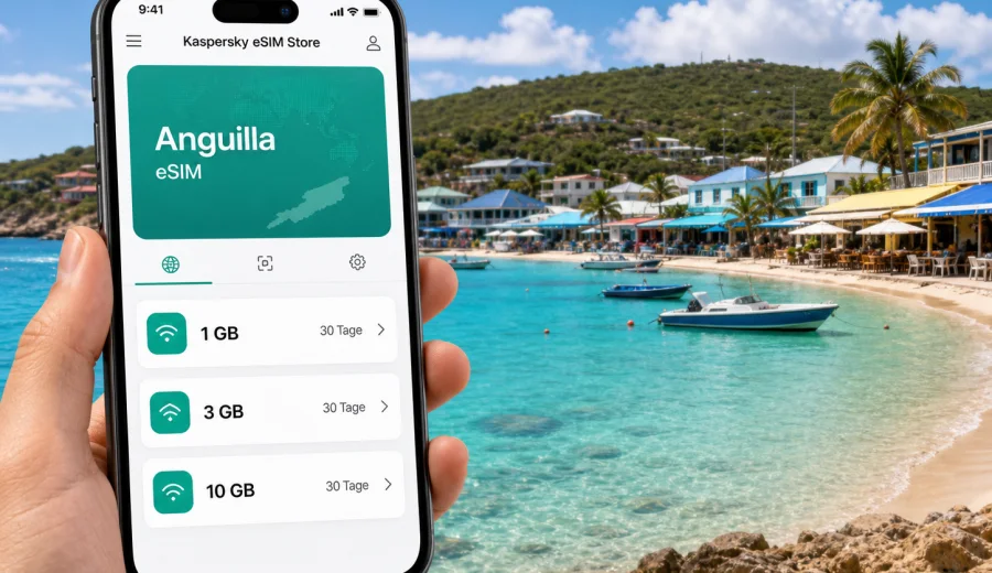 Sandy Ground eSIM: mobiles Internet in Anguilla
