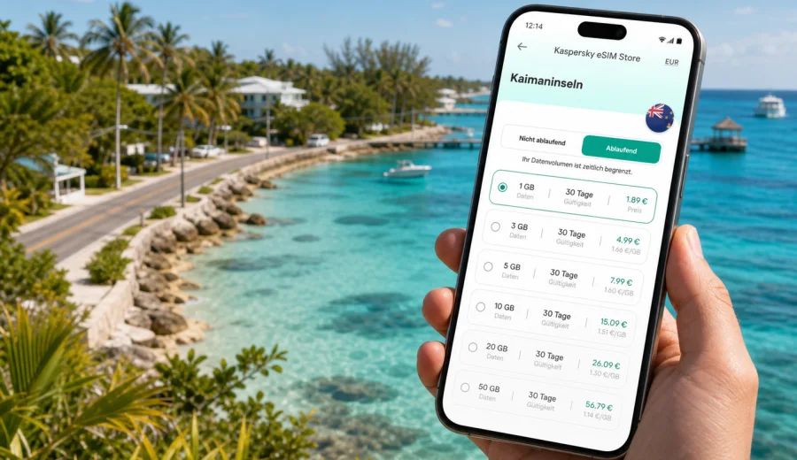 North Side eSIM: Internet auf den Kaimaninseln