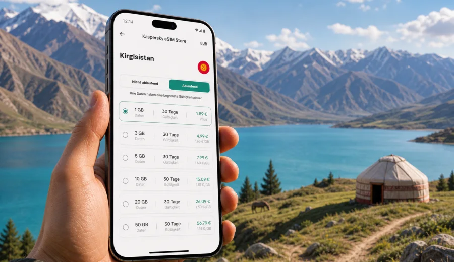 eSIM Kirgisistan: mobiles Internet auf Reisen