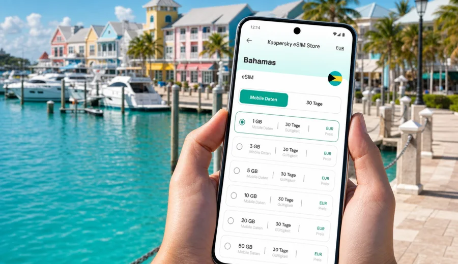 Freeport eSIM: mobiles Internet auf den Bahamas