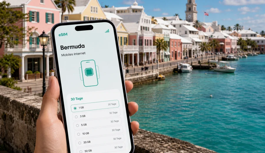 eSIM für St. George's: Internet in Bermuda