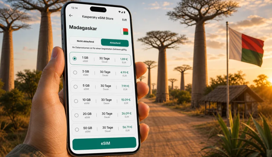 eSIM Madagaskar: mobile Verbindung und Internet