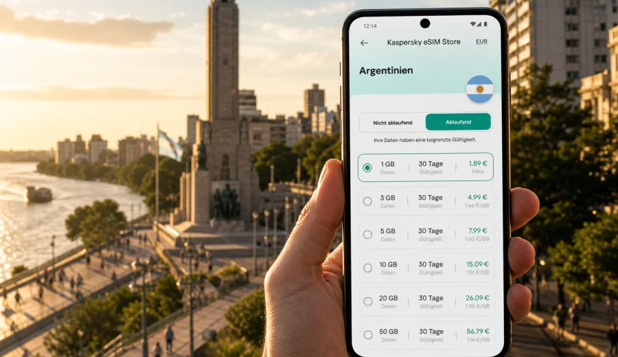 Rosario eSIM: mobiles Internet für die Reise