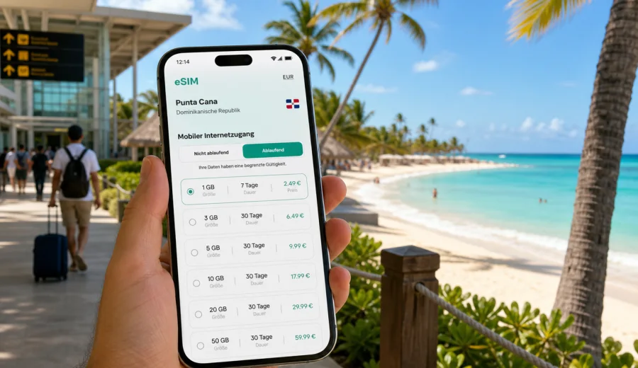 Punta Cana eSIM: Internet und mobile Verbindung