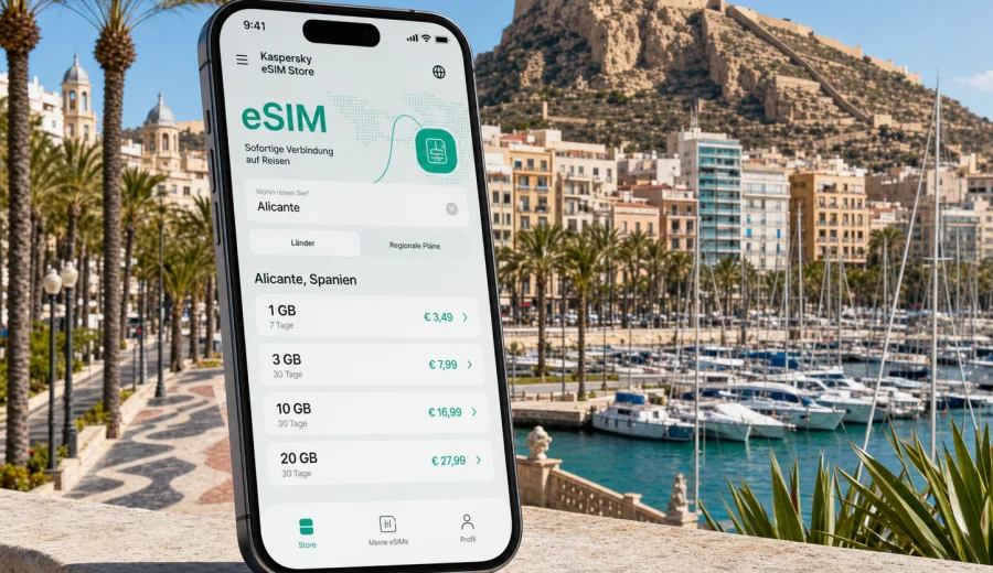eSIM für Alicante: mobiles Internet in Spanien