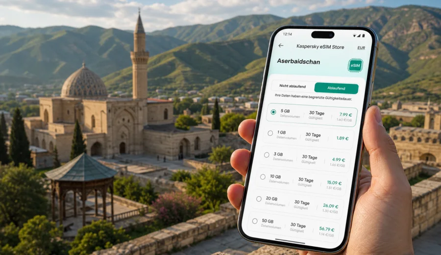 Shamakhi eSIM: Internet und mobile Verbindung