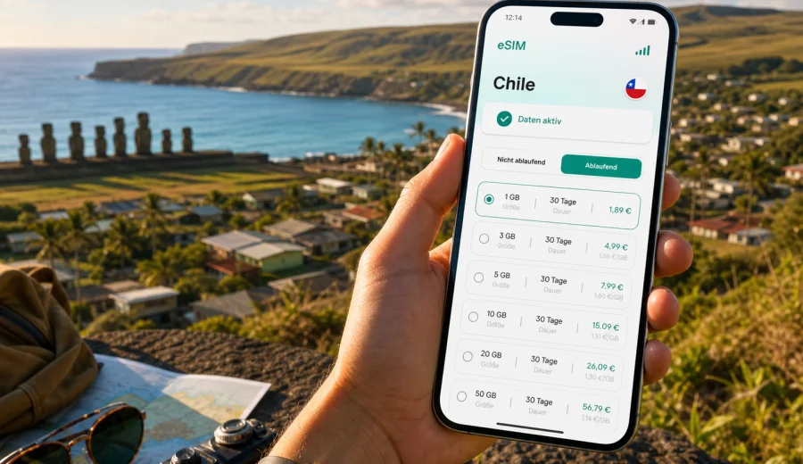 Hanga Roa eSIM: Internet für die Reise