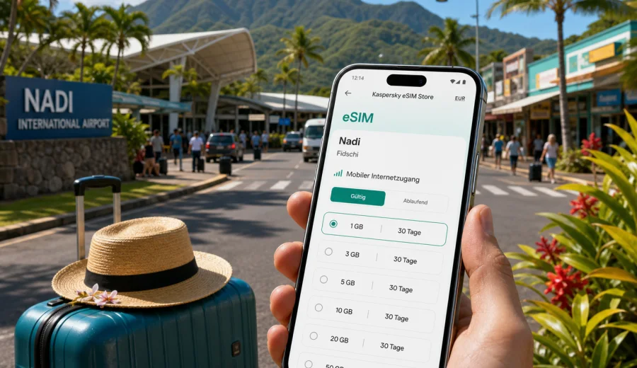 eSIM in Nadi: mobiles Internet für die Reise