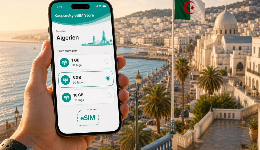 eSIM für Algerien: mobiles Internet auf Reisen