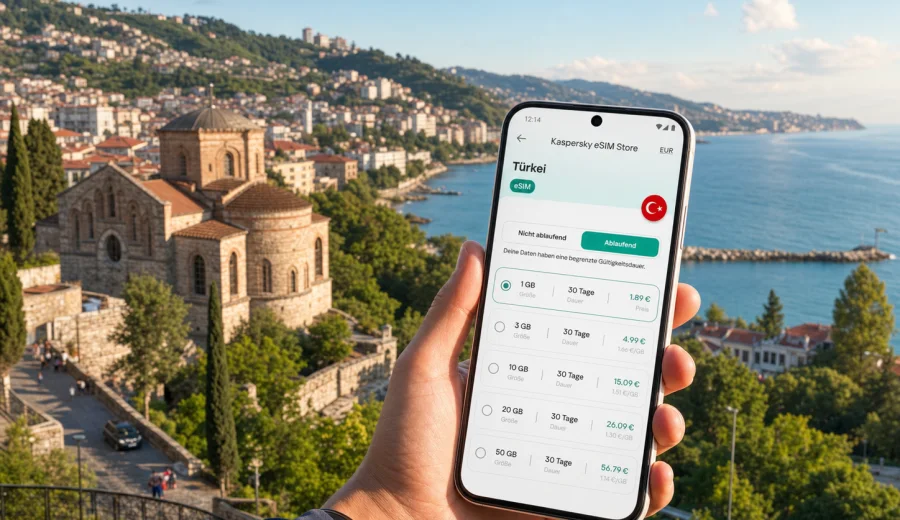 Trabzon eSIM: mobiles Internet in der Stadt