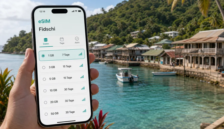 Levuka eSIM: Internet für Ihre Fidschi-Reise