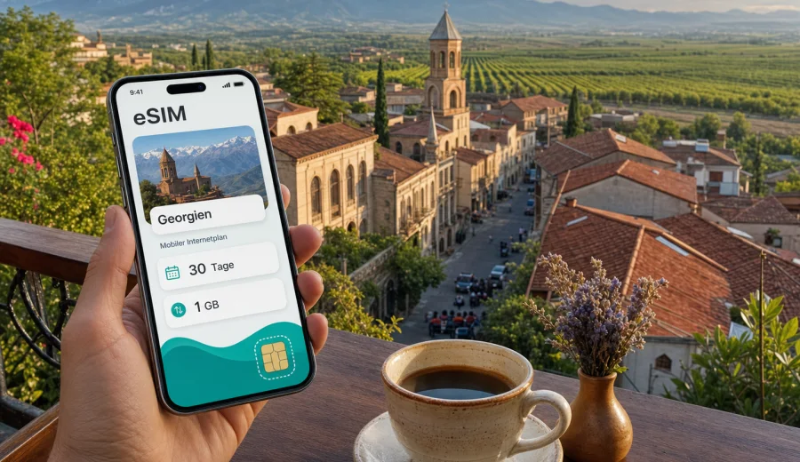 Telawi eSIM: mobiles Internet in Georgien