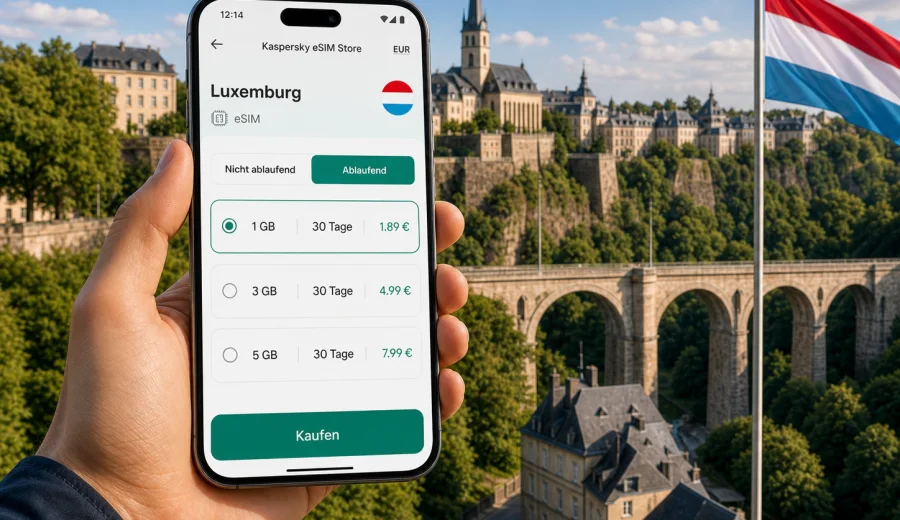 eSIM Luxemburg: Internet für Ihre Reise