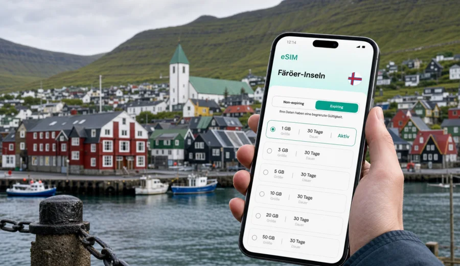 Tvøroyri eSIM: Internet für die Reise