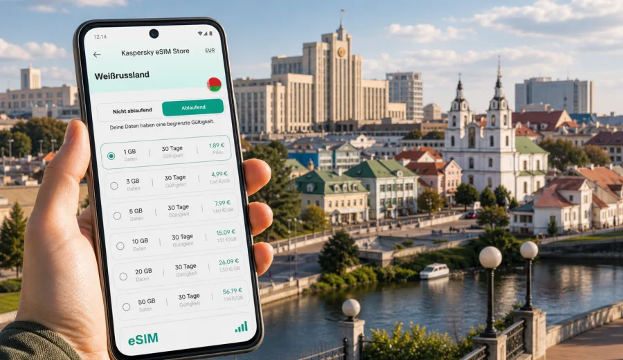 Minsk eSIM: mobile Verbindung und Internet