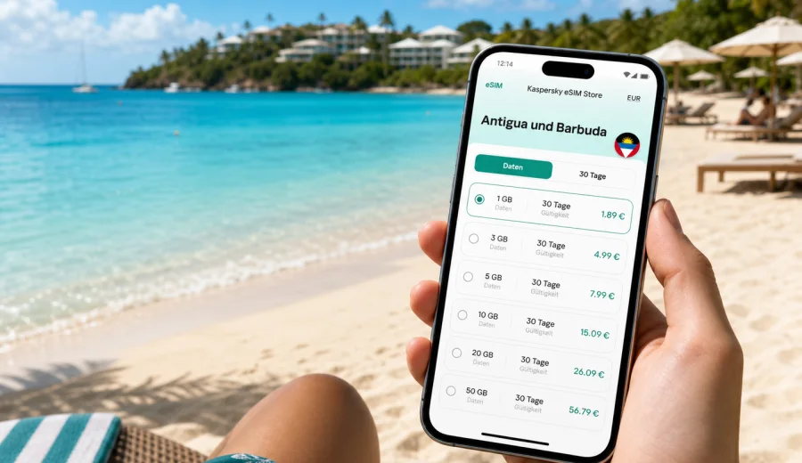 Dickenson Bay eSIM: Internet für die Reise