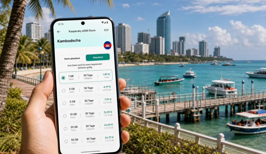 Sihanoukville eSIM: Internet für die Reise
