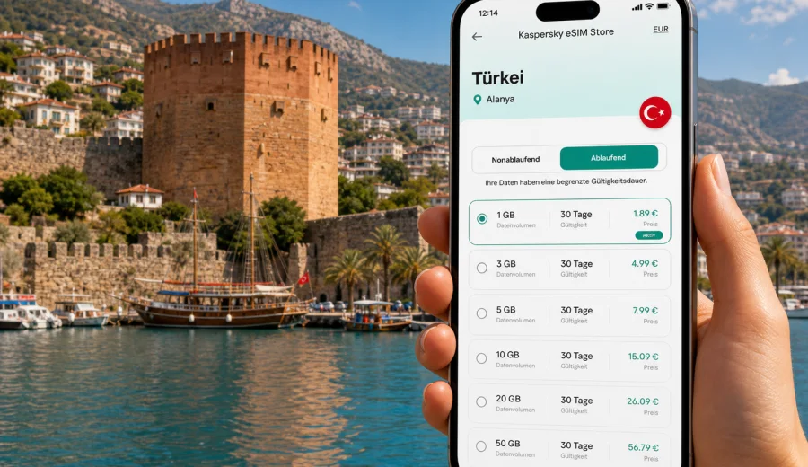 Alanya eSIM: Internet und mobile Verbindung